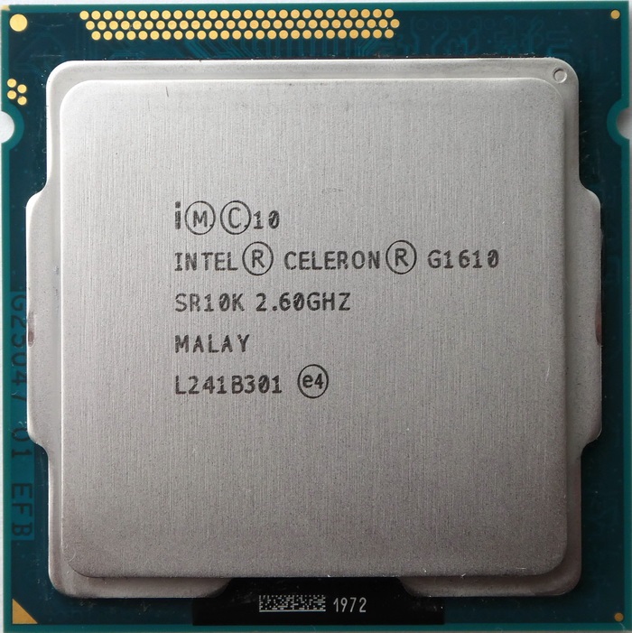 (G1610)Intel Celeron G1610 Desktop CPU, Socket 1155 (Testat-Begagnad)