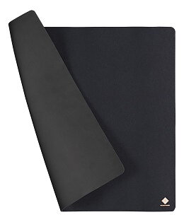 DELTACO GAMING Mousepad XL, 45x40cm, SBR-gummmi, tygbeklädd yta, svart