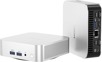 GEEKOM A8 Mini PC, AMD Ryzen 9 8945HS (8 Cores 16 Threads, Up to 5.2GHz) Mini Gaming PC Windows 11 Pro 32GB DDR5 2TB SSD Mini Computer | AMD Radeon 780M | Wi-Fi 6E | BT5.2 | 8K | AI |