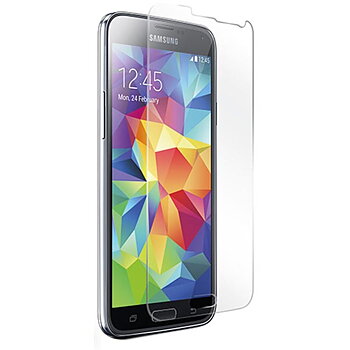 Vipo transparent skärmskydd i härdat glas för Samsung Galaxy S5, 0,33mm tjock, inkl putsduk