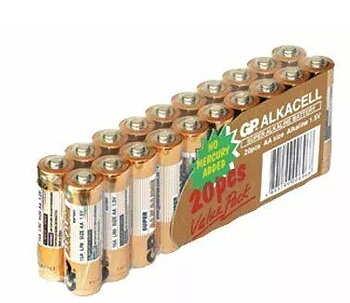 Super Alkaline AAA-battery, 24A/LR03, 20-pack