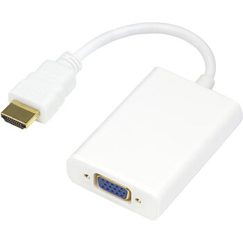 DELTACO HDMI till VGA och ljud-adapter, 0,2m, vit