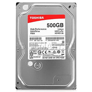 Toshiba P300 HP HDD 500GB, SATA-III