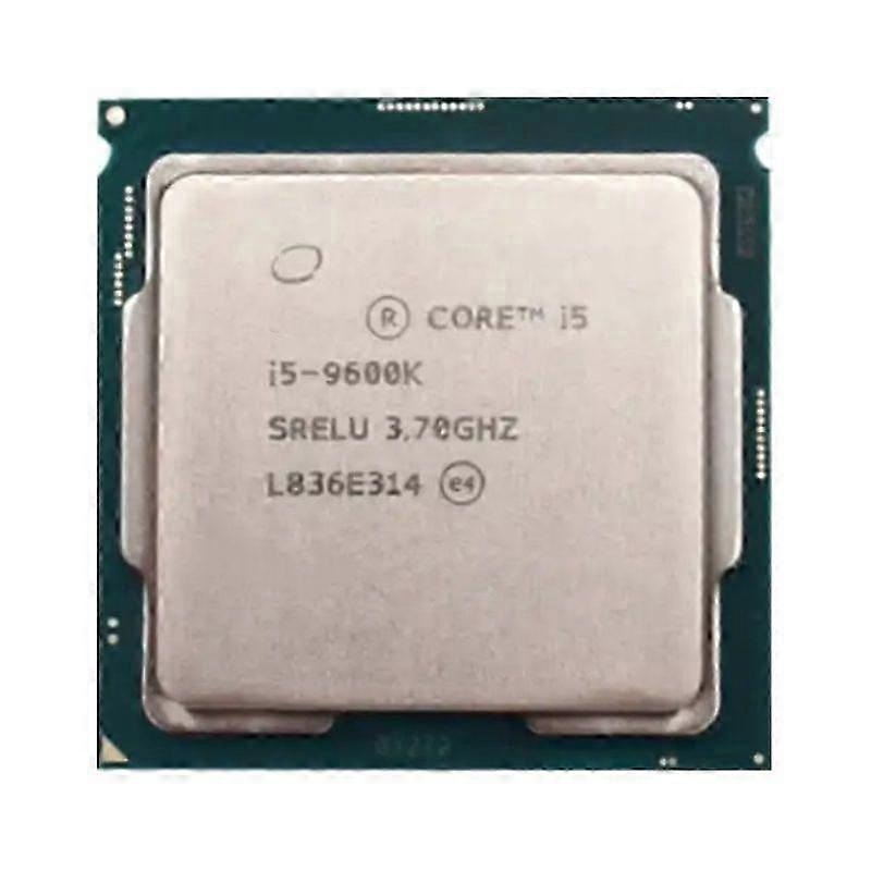 Intel® Core™ i5-9600K 6 Kärnor 6 Trådar LGA1151 9:e gen. CPU ( använt, testat)