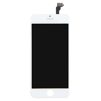 IPhone 6 LCD Display Glas - Vit (I6OEMVIT)