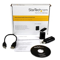 Startech USB ljudkort, Externt ljudkort, USB stereo-audio-adapter