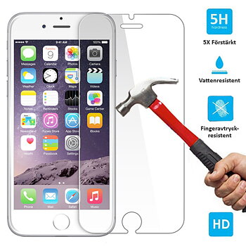 Weilis Skärmskydd i härdat glas för iPhone 6/6S/7