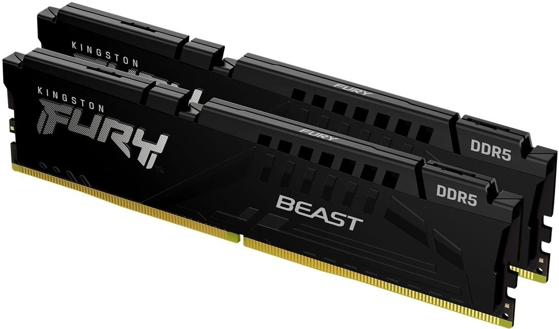 Kingston Fury Beast 16GB (2X8GB) DDR5 4800Mhz Cl38 Black,