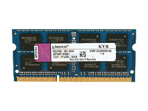 Kingston DDR3 4GB PC3-10600/ 1333Mhz, SODIMM, För bärbar
