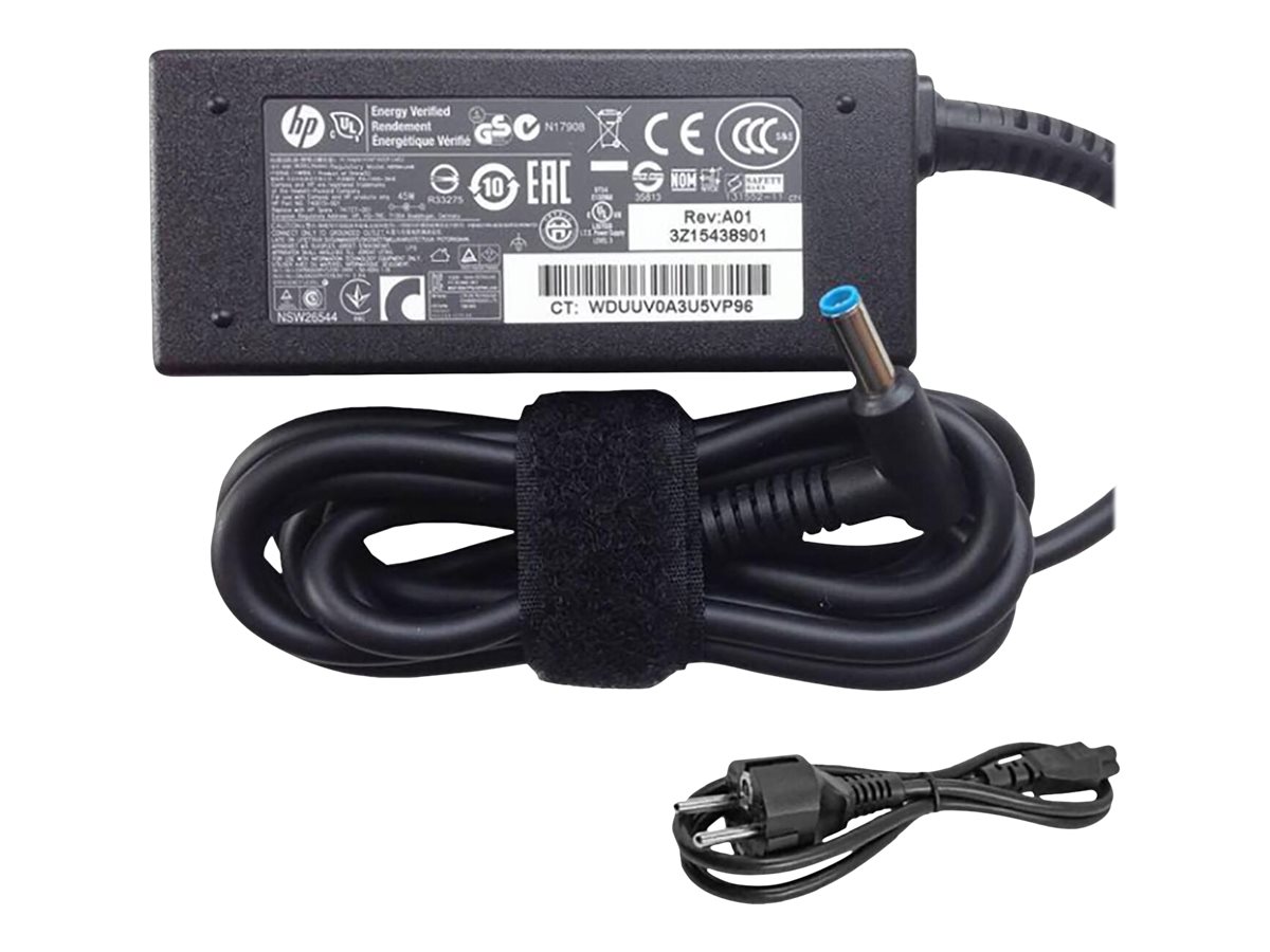 (L25296-001 )HP AC adapter till HP bärbar dator, Smart 4,5mm 19,5V 2,31A 45W ( 741727-001)
