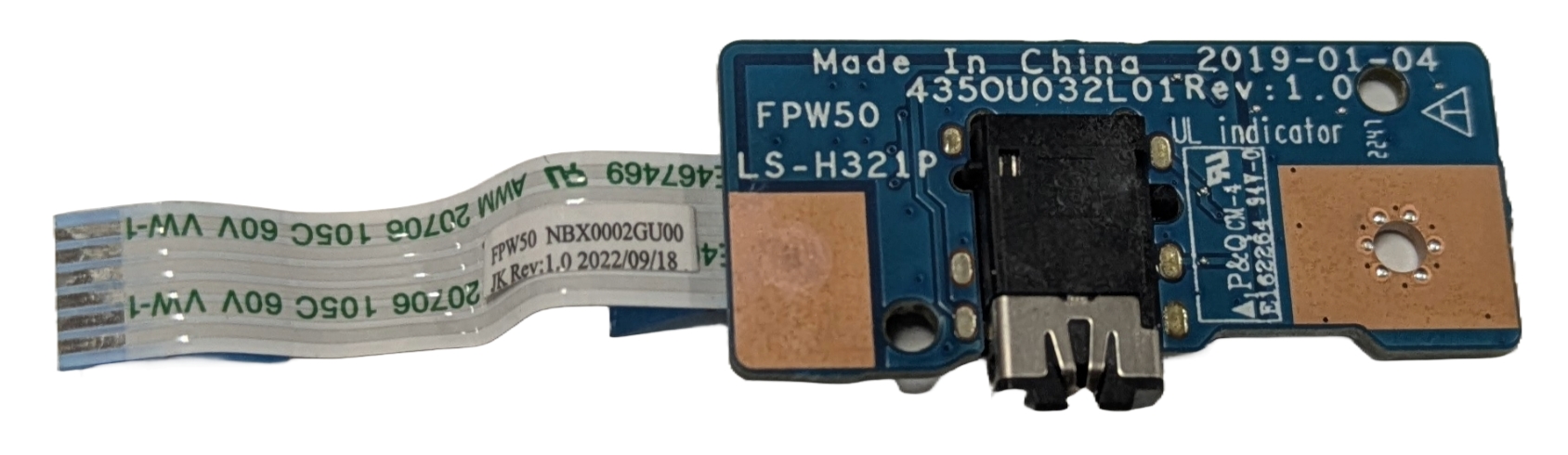 (L52028-001 )Audio Board för HP 255 G8 (Använt) (L52028-001 LS-H321P)<br />