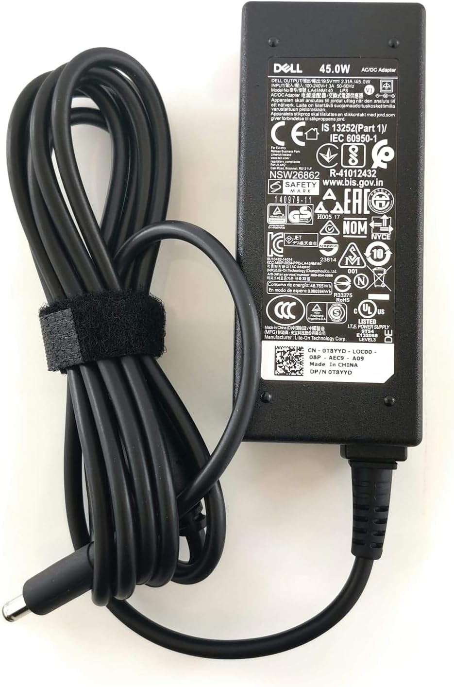 (LA45NM140 )Original DELL AC laddare, LA45NM140 19.5V 2.31A 45W Notebook Ac Adapter