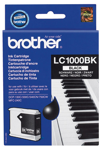 Brother LC1000BK Svart patron BH7