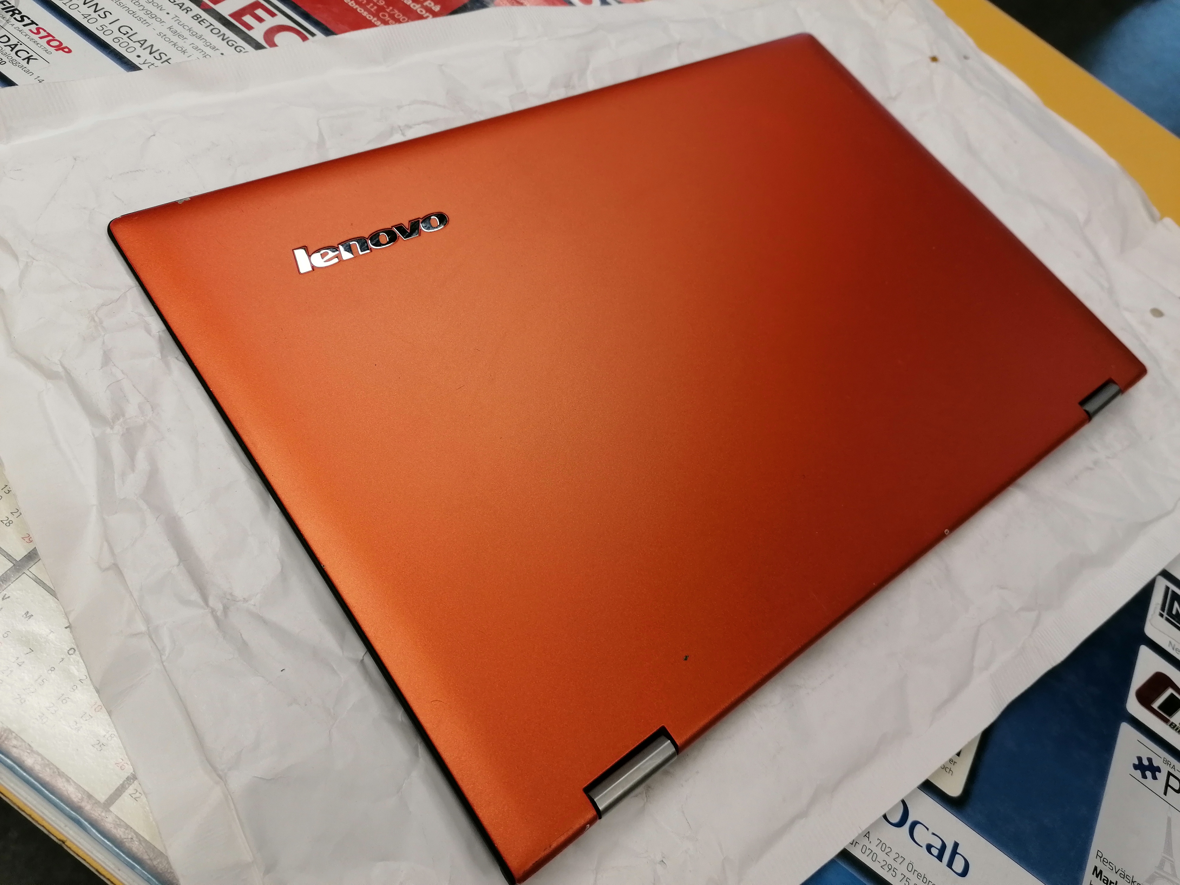 Orignal LCD skärm till Lenovo IdeaPad Yoga 2 Pro 13 , Komplett med kablar och back Cover 59386600 (Använt)