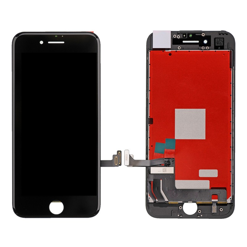 IPhone 8 Plus LCD Display Glas- Svart