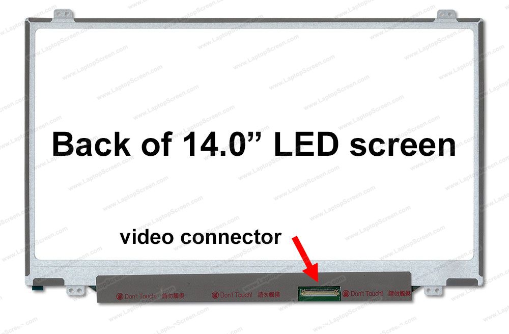 LP148WD2 (TL)(HA), LCD Skärm 14.0 WideScreen HD+ (1600x900) 40-Pin Matt passar till Dell Latitude E5440-P44G (Begagnad)