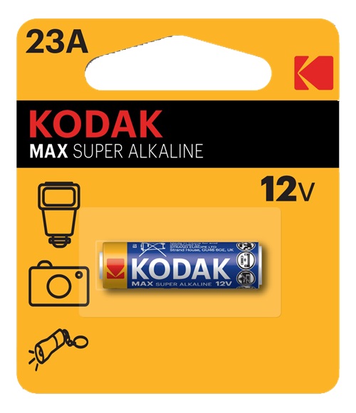 Kodak batterier, 23A, Max super Alkaline 12V