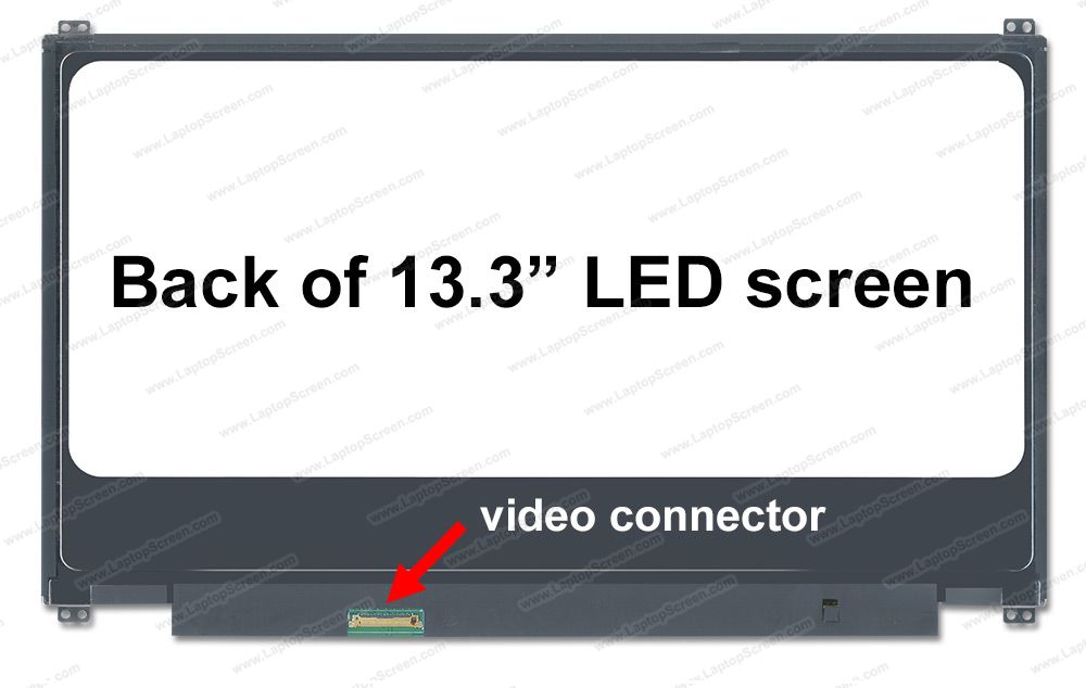 M133NWN1 R1 Replacement LCD screen 13,3 30 PIN (Kontakt på vänster sidan)(Använt)