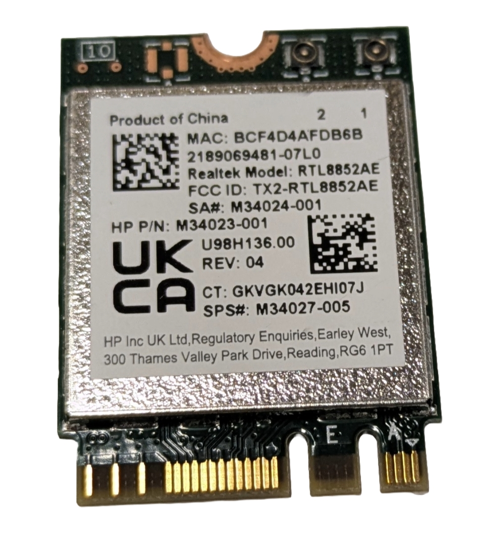 (M34023-001 )Wifi-kort för HP 255 G8 (Använt) (M34023-001)<br />