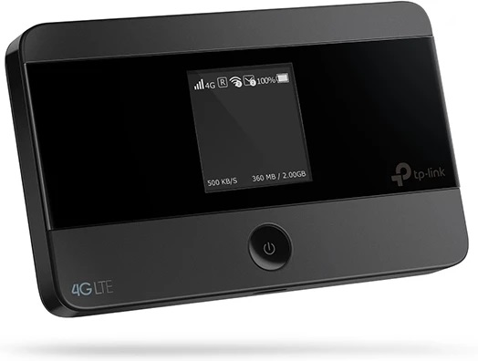 TP-Link M7350 V.4, 4G LTE  modem med router i portabelt format med färgskärm