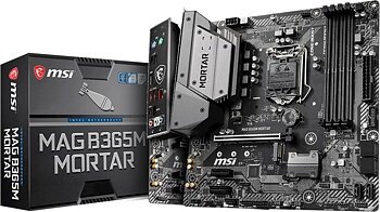 MSI MAG B365M MORTAR, mATX-moderkort, för 8:e / 9:e gen Intel-CPU, Socket 1151