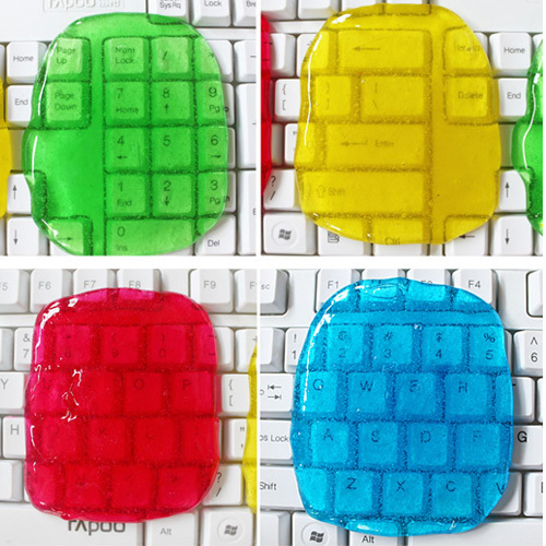 Magic HighTech Super Clean Cyber Keyboard Dust Cleaning Compound Slimy Gel A1101, Rengöring av tangentbord på bärbara och stationära