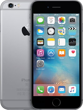 (MKQN2QN/A)Appel iPhone 6S 64GB, 4,7 Svart (B-Skick)