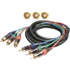 Component Video Kabel, 3XRCA Hanne till 3XRCA Hanne, 15M