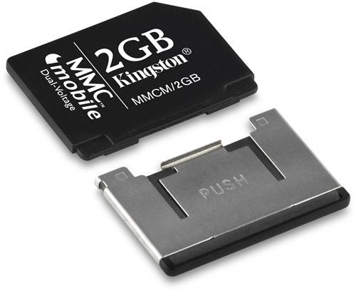 Kingston MMCMOBILE DUAL Voltage 1,8V/3,3V MMC minne,  2GB