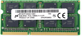 Micron 8GB PC3L-12800 DDR3-1600 1600MHz Laptop Memory RAM MT16KTF1G64HZ-1G6E1