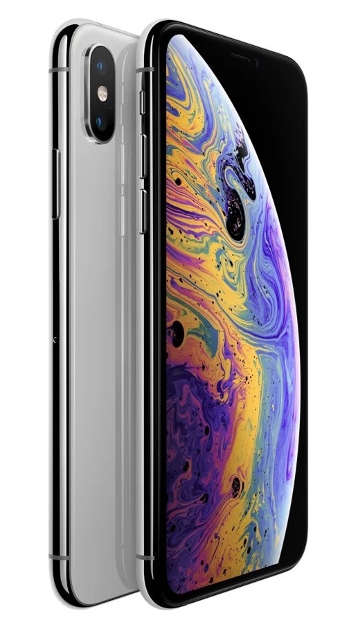 (MT9F2QN/A)Appel iPhone Xs 64GB, 5,8 Silver Modell A2097 (Begagnad)