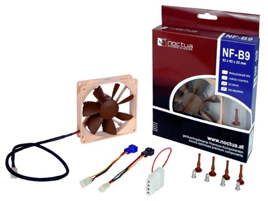 Noctaua  NF-B9 Silent 92X92X25mm Chassi Fläkt