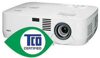 NEC NP410 Projector LCD, 2000:1 cr, 2600 ANSI, 29dB (eco), 2,99kg, LAN (control/admin), DVI-I & 15-pin Dsub