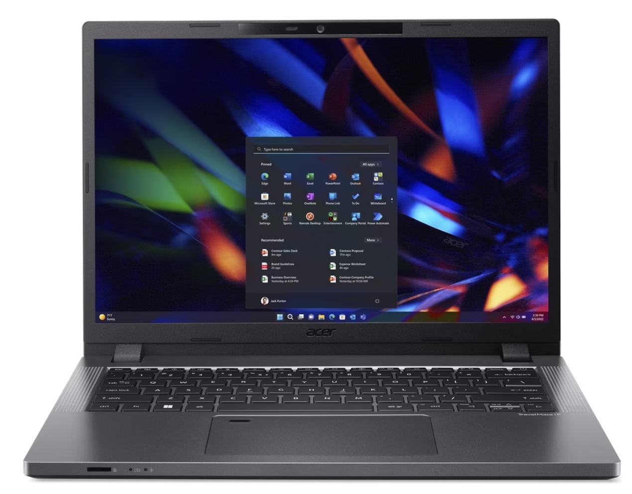 Acer Travelmate P2 TMP214-55 14 FHD+, Iris Xe Graphics, Core i5-1335U, 16GB RAM, 512GB SSD, Windows 11 Pro