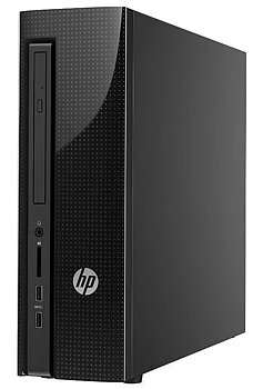 Restaurerat/ Rekondition HP Slimline 450, AMD E1, 4GB DDR3, 120GB SSD, DVD, Win 10 home 64 bitar