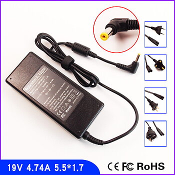 AC Power Adapter Charger for Packard Bell EasyNote NM85-GU-040GE Laptop(PA-1900-18H2 )