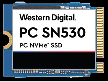 Western Digital PC SN530 NVMe M.2 SSD 256GB