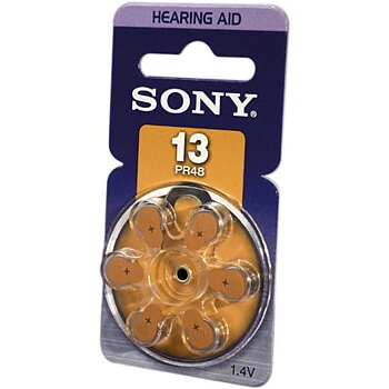SONY BATTERI för HÖRAPPARAT 13/PR48 (1.4v)