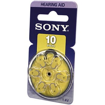 SONY BATTERI för HÖRAPPARAT 10/PR70 (1.4v)