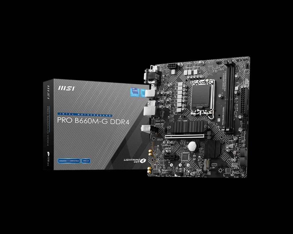MSI PRO B660M-G Intel DDR4 LGA 1700