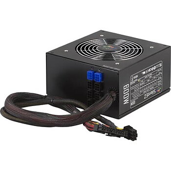 TOpower SilentEZ 600W PSU-457, 120mm FAN, Löstabar kablar,