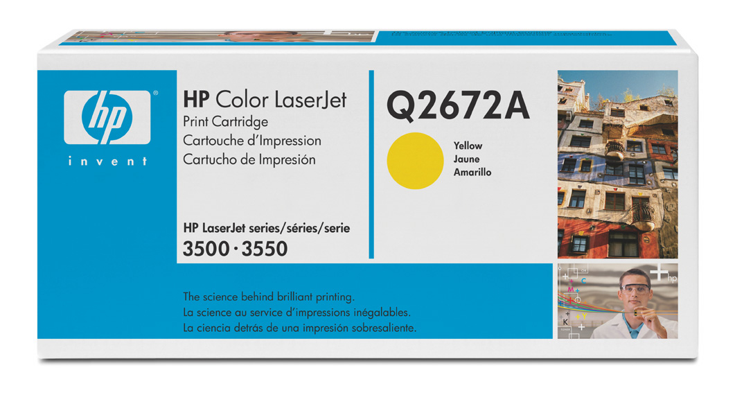 HP Toner CLJ 3500 YELLOW 4k