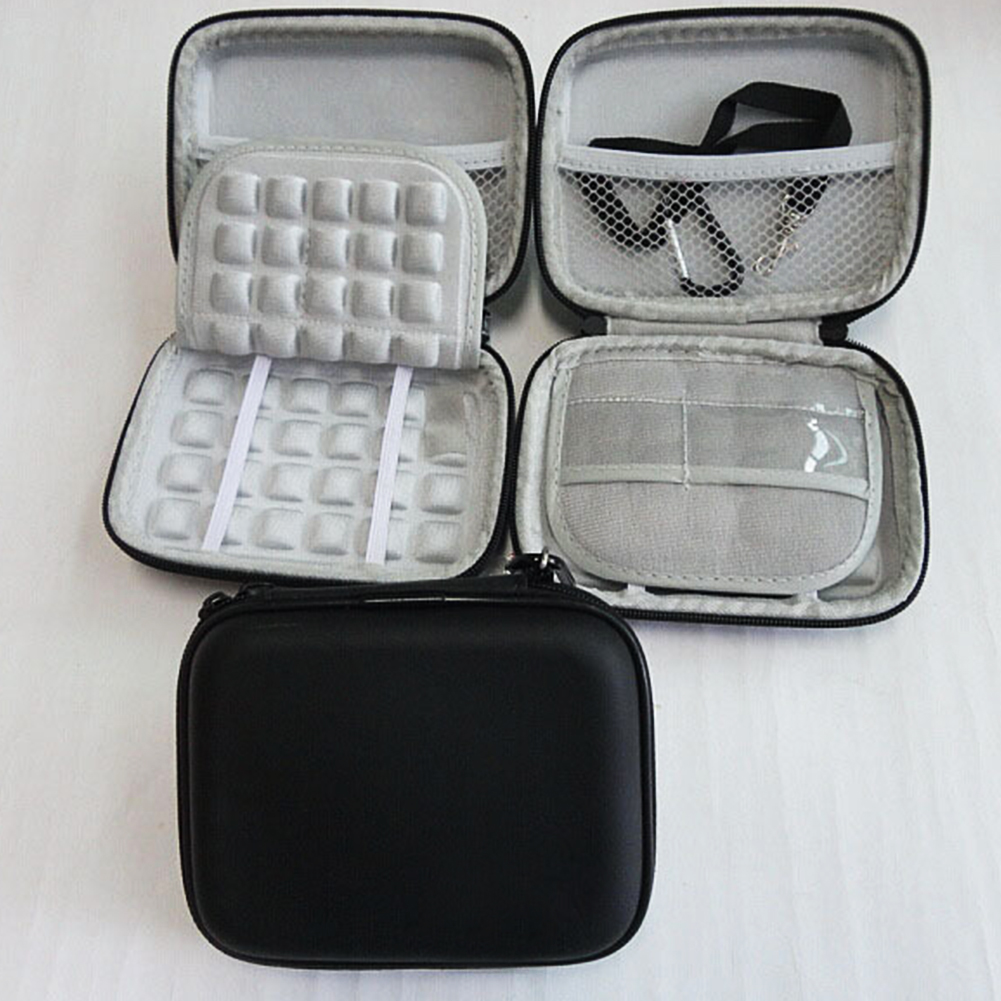 EVA Shockproof Portable Carrying Bags Protect Case For 2.5 Hard Drive Cable Hot , Väska för extern hårddisk