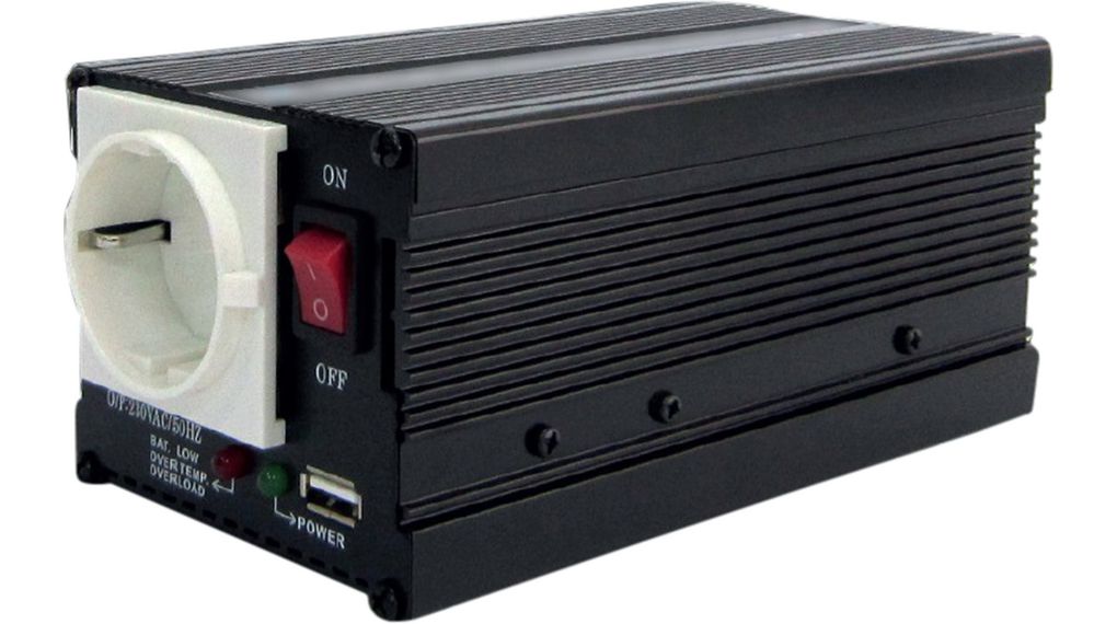 Power Inverter, Växelriktare Transformator 12V DC till 220V AC,  kopplas till Ciggaretuttag,  300W