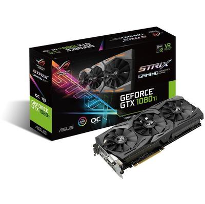 ASUS GeForce GTX 1080Ti ROG Strix Gaming, 11GB GDDR5X, 1569/1683MHz, Aura Sync RGB, Pascal