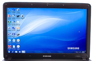 Samsung-NoteBook-NP-R540H-Komplett-LCD-Skärm, Komplett LCD skärm passar till Samsung NoteBook NP-R540H (Begagnad)