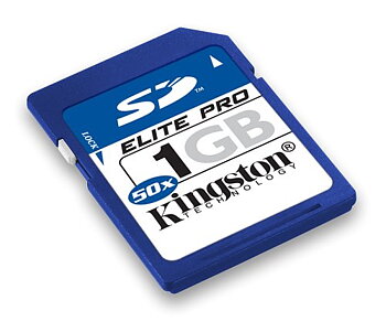 SD-Minne ( Security Digital), Elite PRO Kingston Original 1024MB, för digital kamera