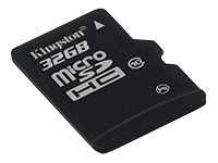 Kingston MicroSDHC Minne Class 10 32GB, SDC10/32GBSP. SDHC