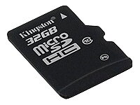 Kingston MicroSDHC Minne Class 10 32GB, SDC10/32GBSP. SDHC
