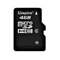 Micro SDHC-Minne Class 4, Kingston,